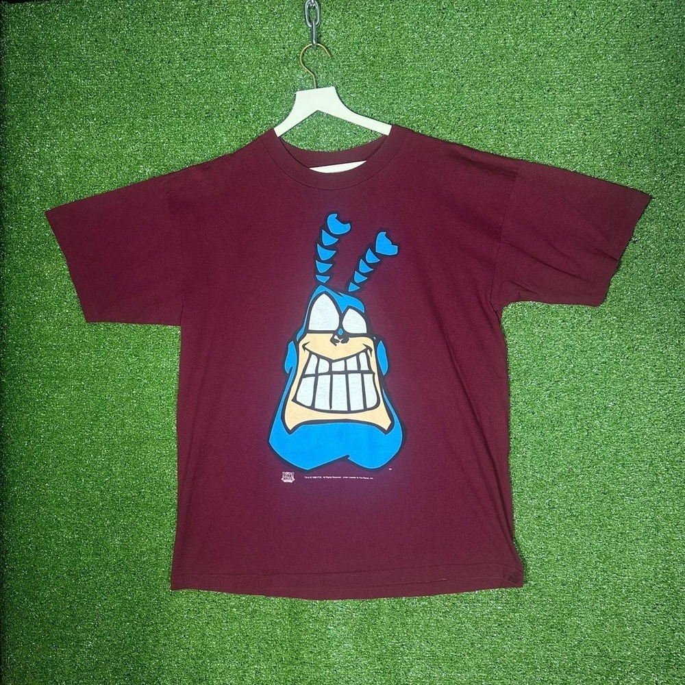Vintage 1996 The Tick Fox T-Shirt Murina Made in USA Men's Size XL 90s Promo - Picture 11 of 16